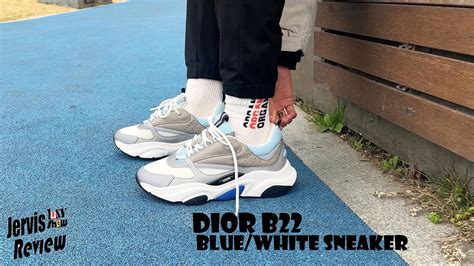 dior sneakers blue and white|navy b22.